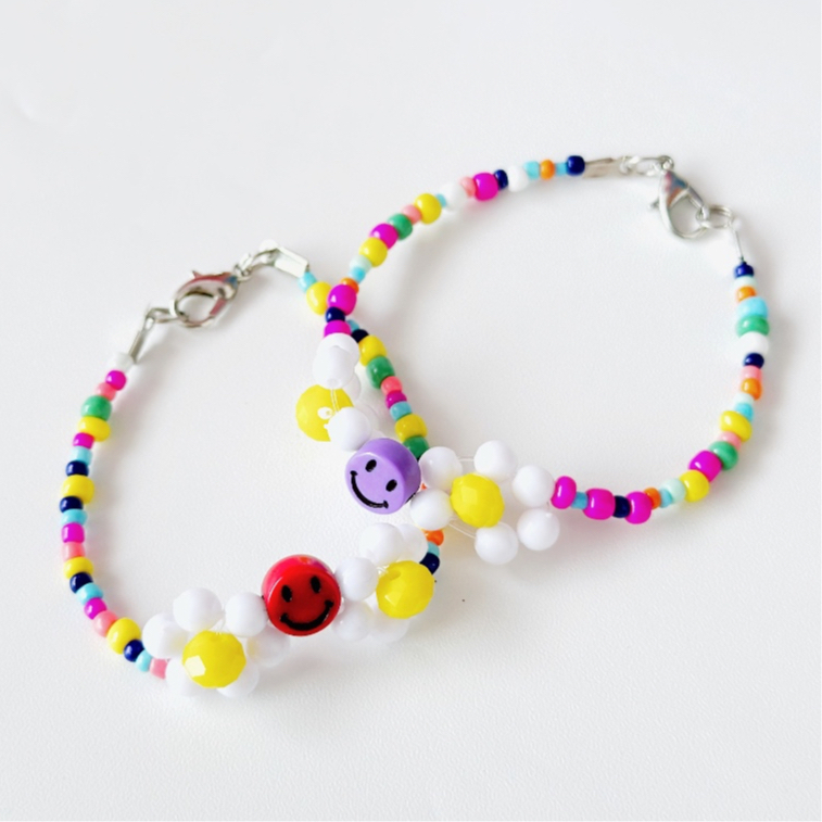 PUKA Unique Beaded Bracelets คู่ (2 ชิ้น)