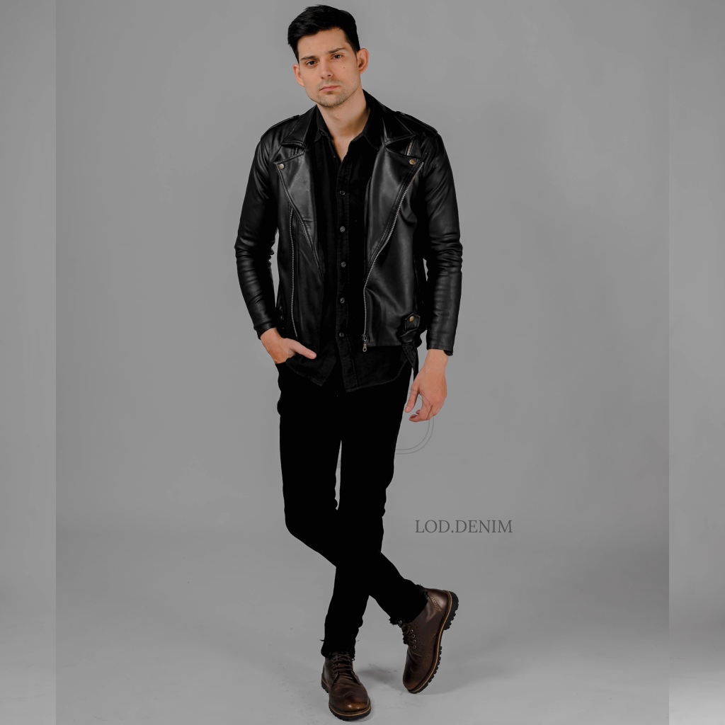 LOD.DENIM - BLACK EDITION กางเกงยีนส์ยีนส์ขาด
