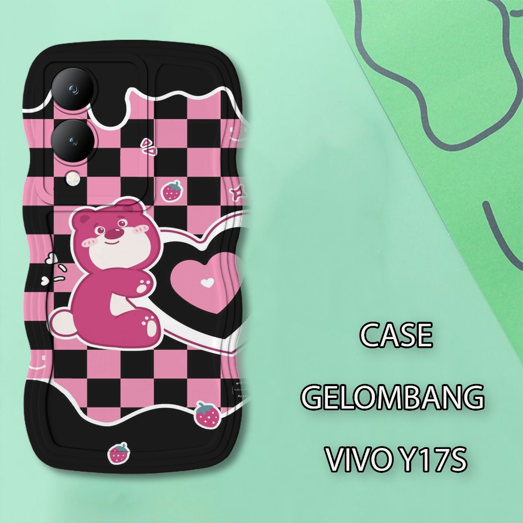 Soft Case WAVE Hp VIIVO Y17S - Pro Camera Case - Fashion Case Cartoon Motif - เคสโทรศัพท์มือถือ & Sk