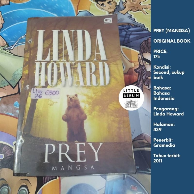 ต้นฉบับ LINDA HOWARD Prey Novel แปลอินโดนีเซียก่อนรัก