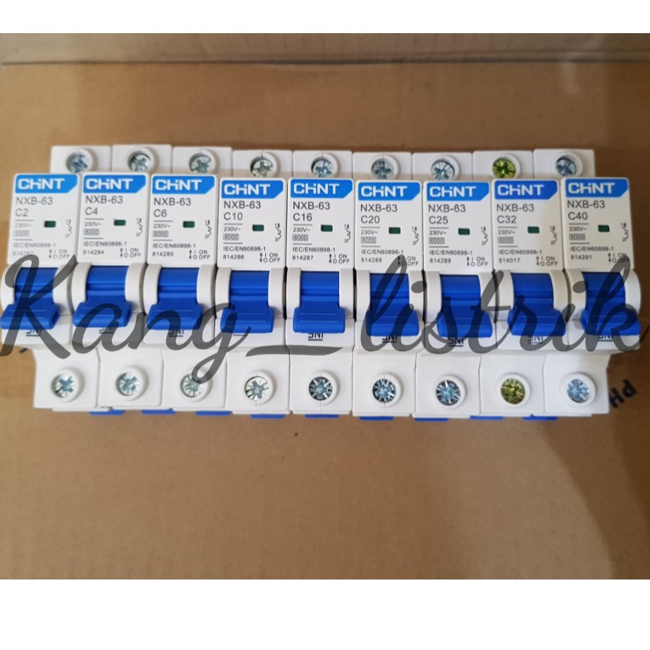 CODE H78C MCB CHINT NXB63 1PHASE MCB 1PHASE CHINT 6A 4A