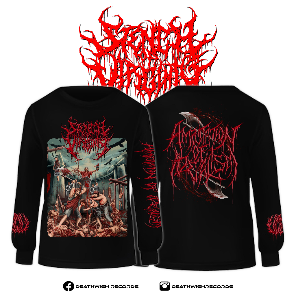 Stech of Virginity LS Amputation of Idealism / เสื้อยืดวงดนตรี / เสื้อเพลงร็อคโลหะ