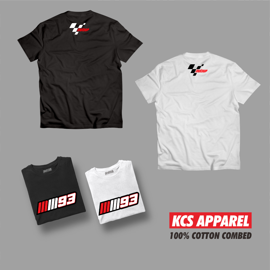 เสื้อยืด Marc marquez เบอร์ 93 mandalika motogp วงจร
