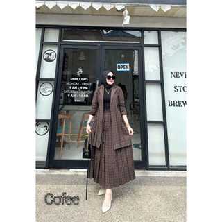 OneSet Rok Blazer Kotak CEO plisket