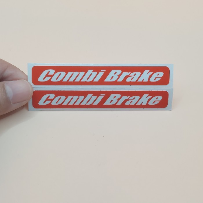 COMBI BRAKE SPATBOR STICKER COMBIBRAKE FRONT FENDER STICKER - รูปที่ 2