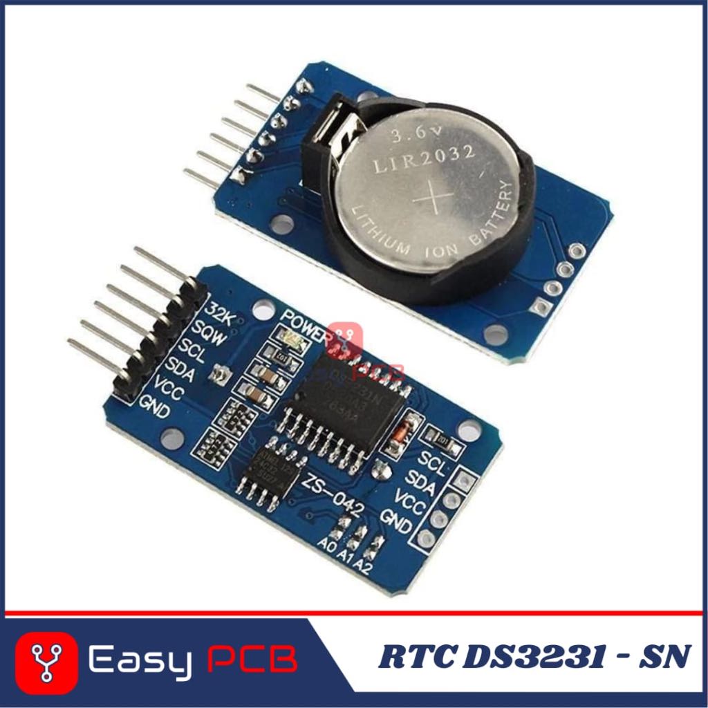 RTC DS3231 SN SERIES REAL TIME CLOCK I2C + แบตเตอรี่