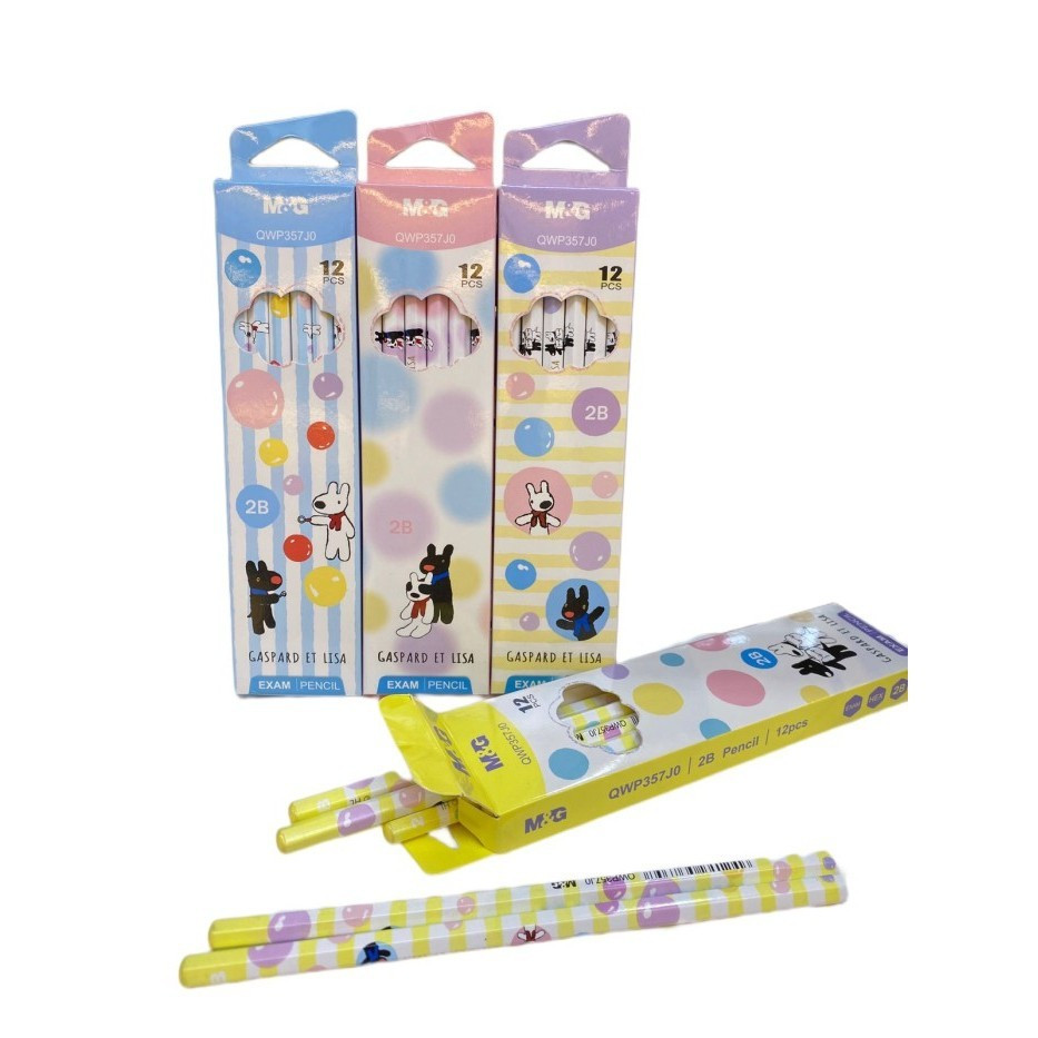 M&G ดินสอ 2B / M&G ดินสอไม้ 2B GASPARD ET LISA QWP357J0