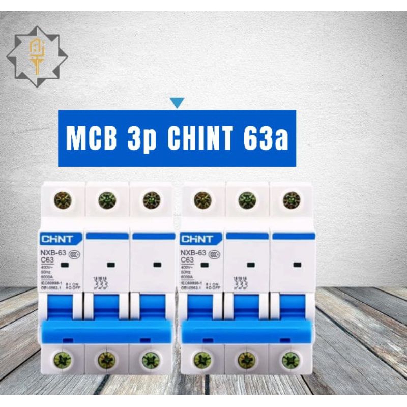 MCB CHINT 3 เฟส 3P 6KA NXB-63