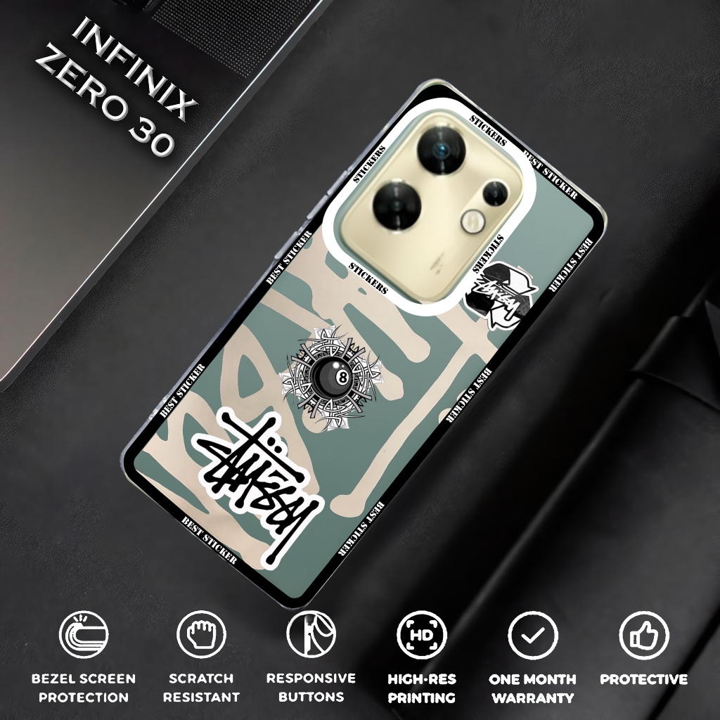 HP DY-1318 เคสทรานซิสเตอร์ที่ชัดเจนสําหรับ INFINIX ZERO 30 4G / 30 5G ประเภทใหม่ SOFTCASE SILICON