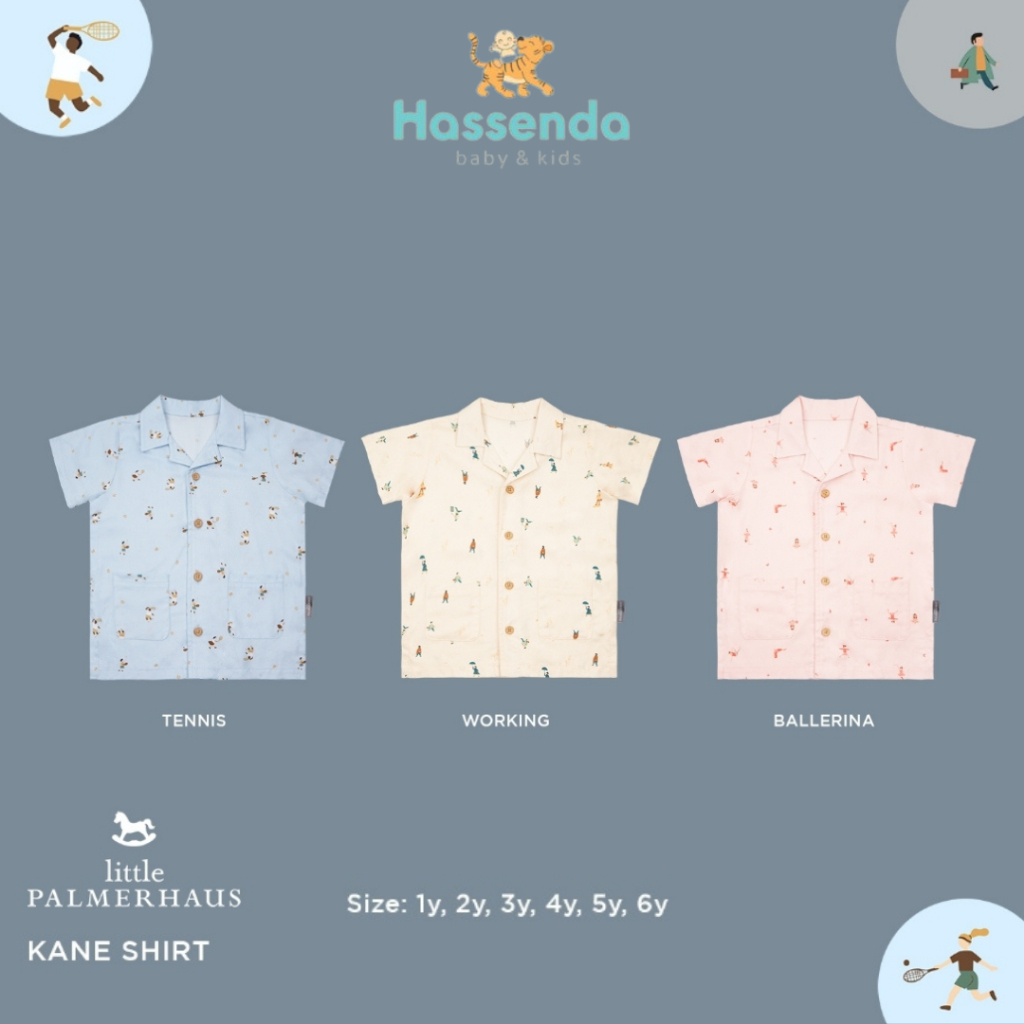 KEMEJA Little Palmerhaus Kane Shirt (เสื้อเด็ก)