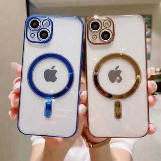 Plating Magsafe Magnet Silicone for Iphone 14 14 Pro 14 Plus 14 Pro Max