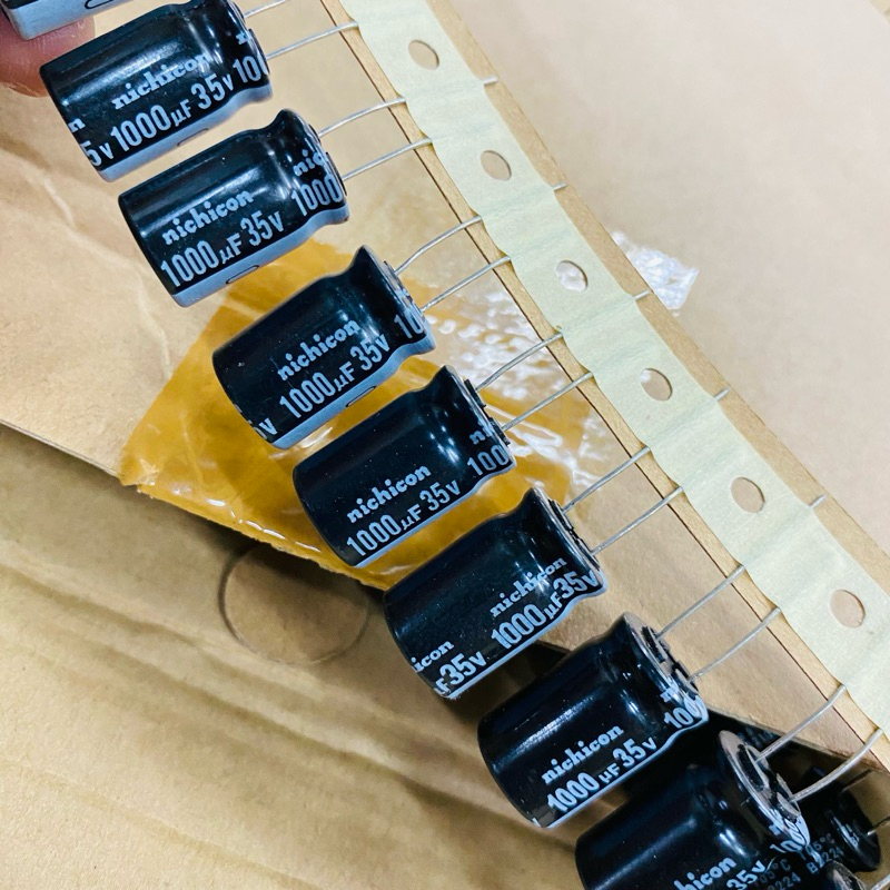 ELKO COTTONITRO 1000UF 35V nichicon / ELCO CAPASICO 1000UF 35V ต้นฉบับ