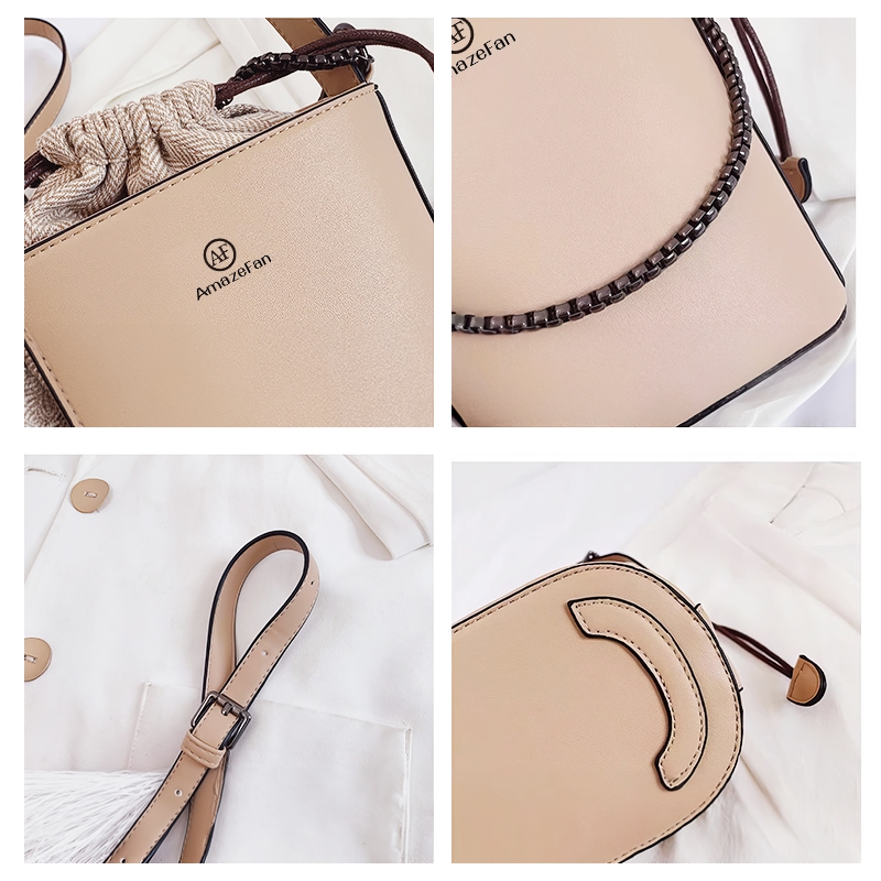 กระเป๋าผู้หญิง Amazefan ล่าสุด, กระเป๋าสะพายข้างแฟชั่นสตรี, กระเป๋าสะพายข้างเรียบง่าย -