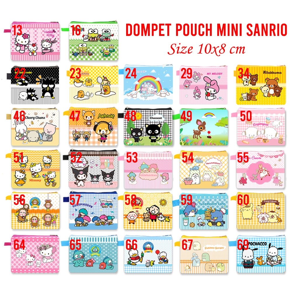 กระเป๋าสตางค์กระเป๋าขนาดเล็ก Sanrio Series ตัวละครสําหรับเด็ก กระเป๋าสตางค์เด็ก ของที่ระลึก ของขวัญวันเกิด