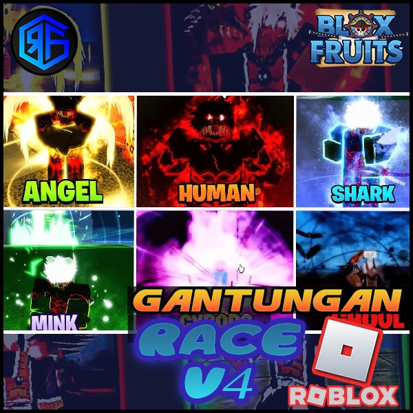 พวงกุญแจ GANTUNGAN (พวงกุญแจ) Race V4 Roblox Blox Fruit