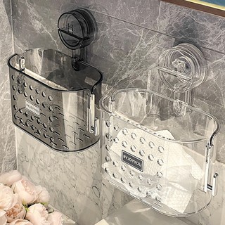 Penyimpanan Cangkir Hisap Dengan Kait / Rak Kamar Mandi / Rak Dapur Rak Toilet / Rak Dapur Model Dinding / Rak Dapur Serbaguna Tanpa Paku