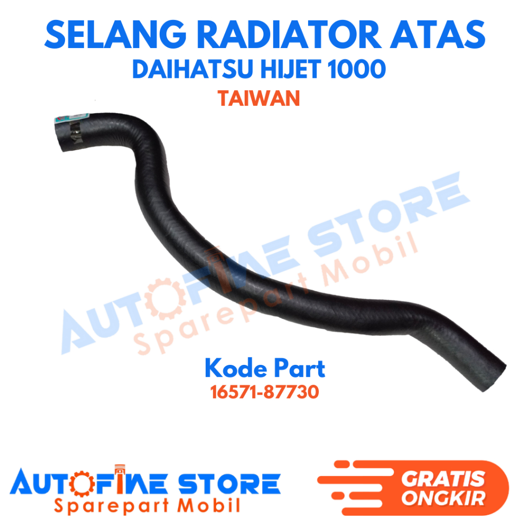 ท่อหม้อน้ําตัวบน Daihatsu Hijet 1000 ไต้หวัน