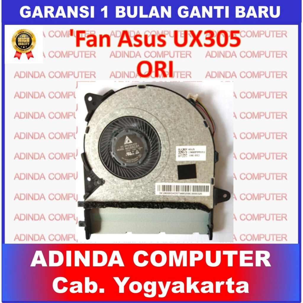 พัดลม Asus UX305 U305 U305U U305UA UX305LA UX305U UX305UA UX305UQ UX306U UX306UA ORI