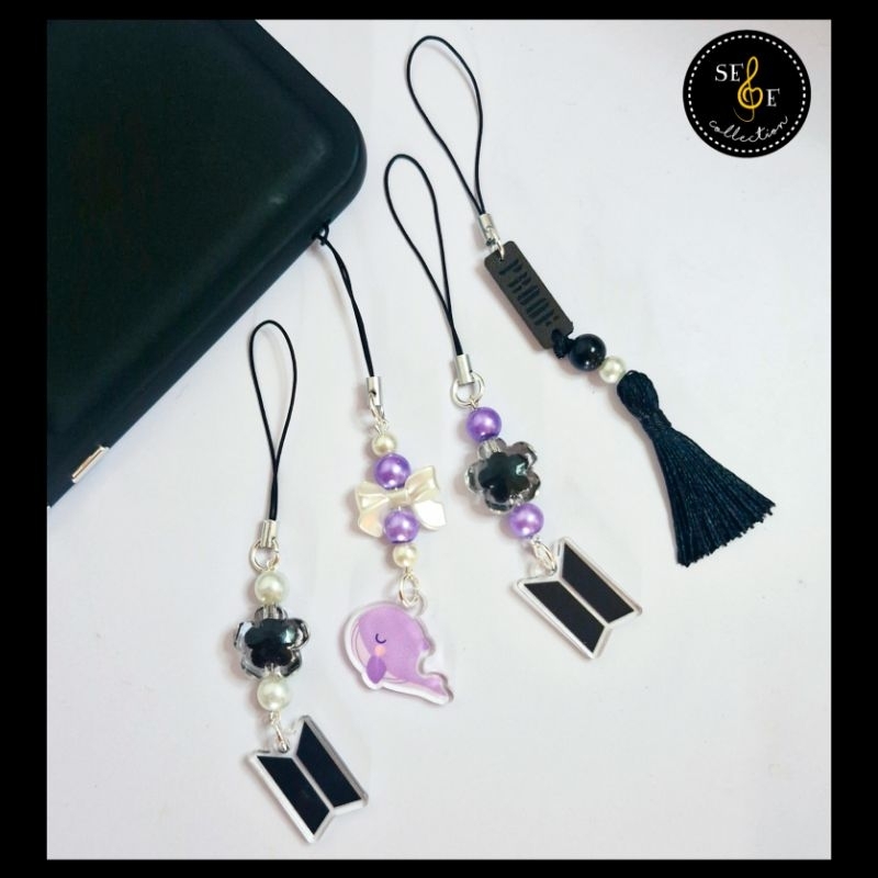 Gantungan พวงกุญแจ HP/Hanger HP Whale Magic Shop BTS borahae