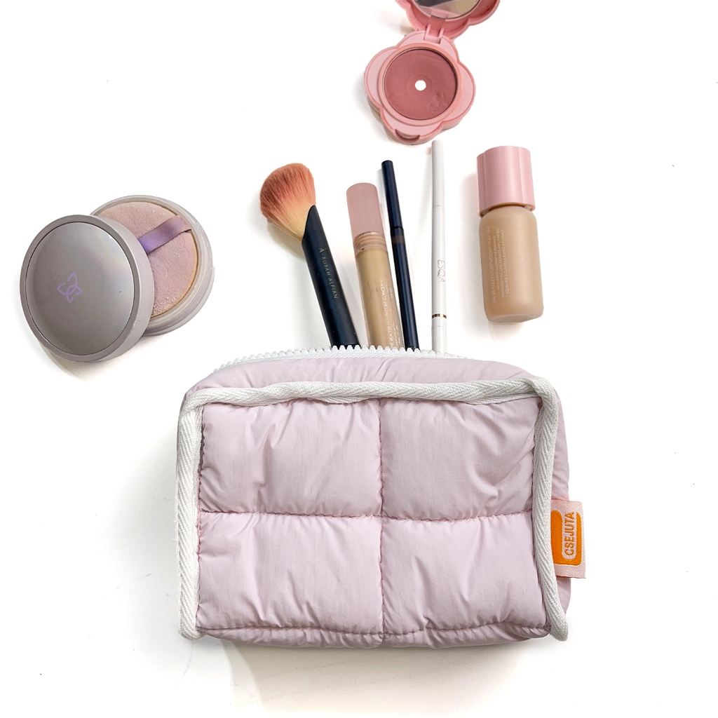 Puffy Pouch (กระเป๋ามัลติฟังก์ชั่น | Make up Pouch) Puffy Pouch Bag - Organizer - Makeup Bag Yuma - รูปที่ 3