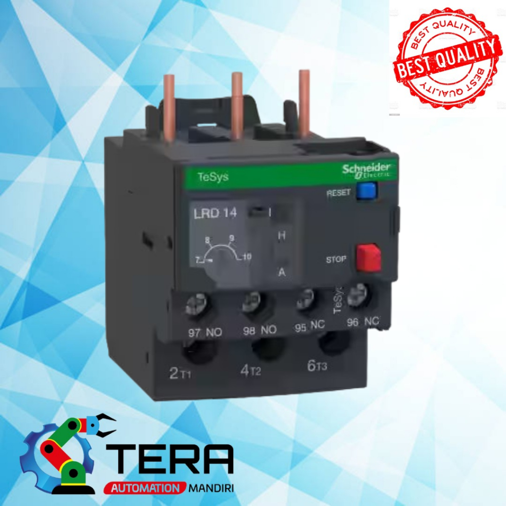 SCHNEIDER THERMAL OVERLOAD RELAY LRD14 LRD 14 7-10A ต้นฉบับ