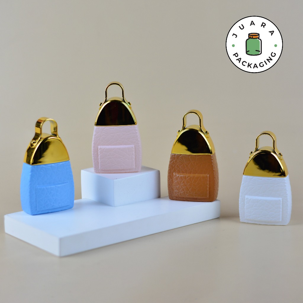 ขวดน้ําหอมสเปรย์รูปทรงกระเป๋าสุดหรูขนาด 30 มล. MCM Bagpack – ขวดแก้วสุดหรูเฉพาะสําหรับน้ําหอมรีฟิล,เ