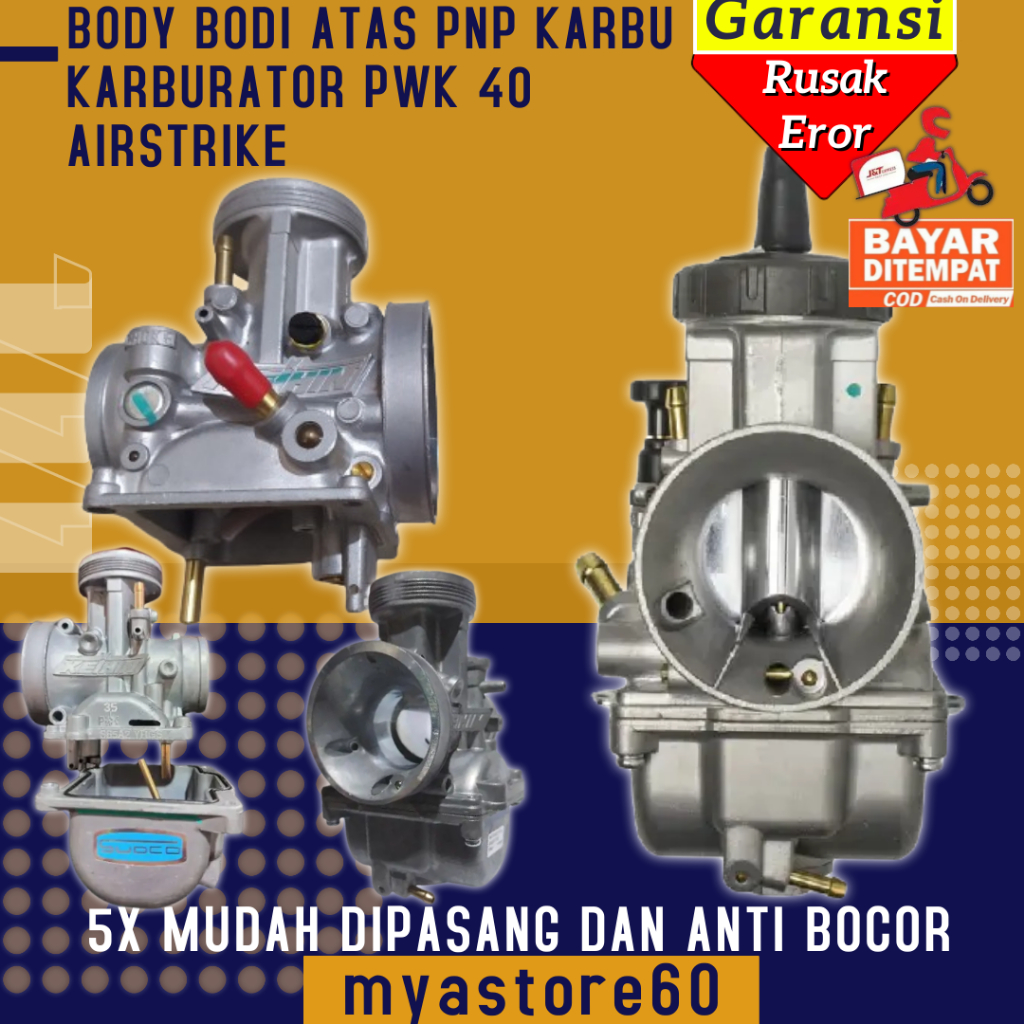 Body Frame Body Upper Body คาร์บูเรเตอร์คาร์บูเรเตอร์ PWK40 Airstrike PWK 40 AIRSTRIKE