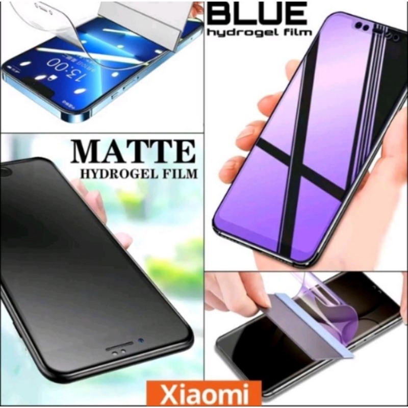 ขาย Hydrogel Screen Protector Blue Light & Matte Xiaomi 6 6A 7A Note 7 Note 7 Pro 7 8 8A 9 9A 9C 9T