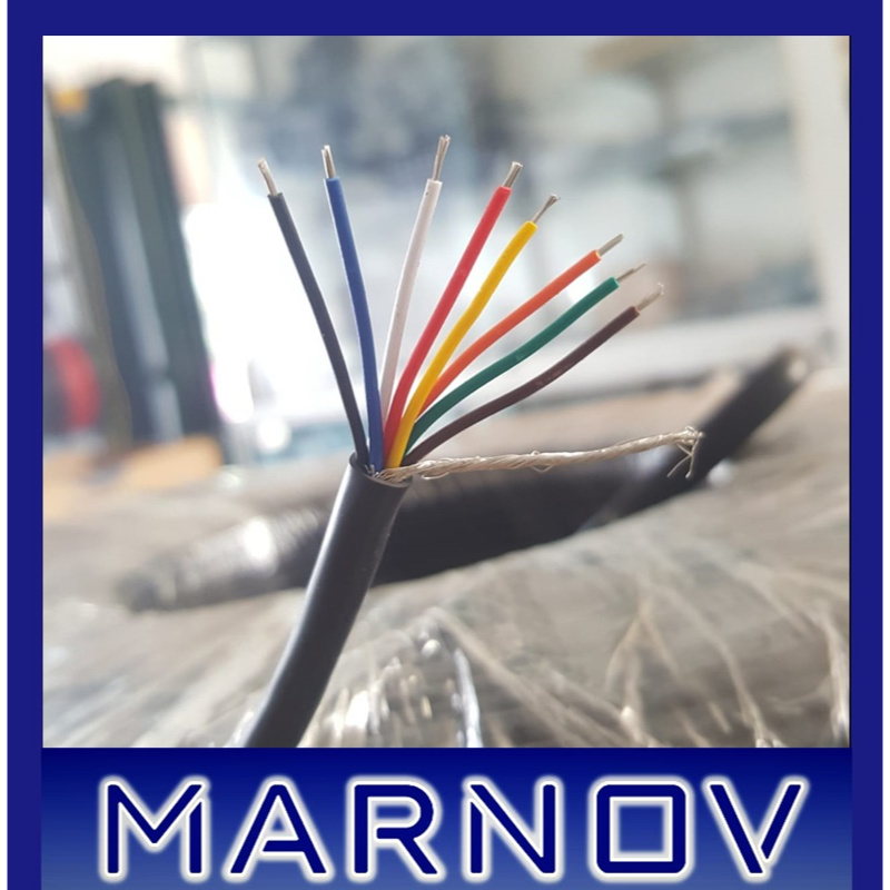 AWG 24 2547 8 Core SHIELDED AWG24 Shield 0.25mm2 หน้าจอ