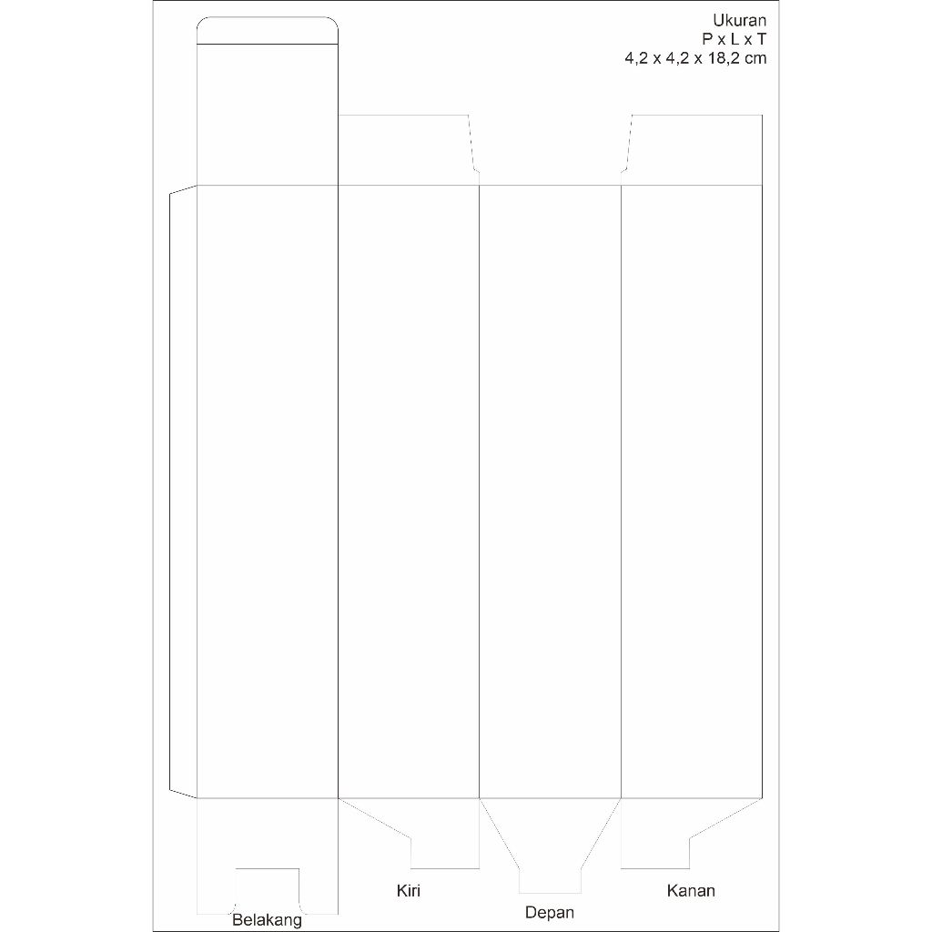 กล่อง/แบรนด์เจ้าของสีที่กําหนดเอง/โลโก้/สินค้าเจ้าของขนาด L x W x H = 4.2 x 4.2 x 18.2 ซม.