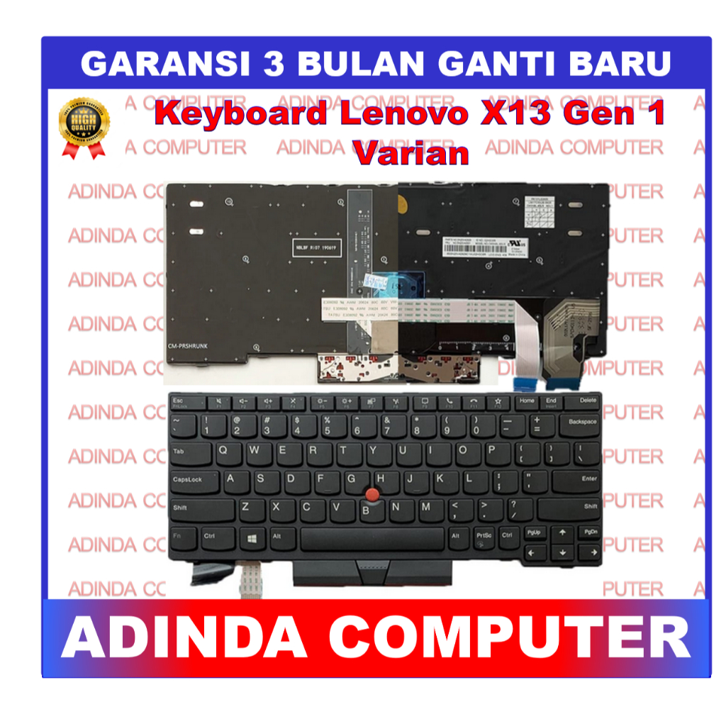 Lenovo ThinkPad X280 X13 Gen1 โยคะ L13 Gen 2 Gen2 X280 A285 X390 X395 Pointer Backlight Backlite คีย