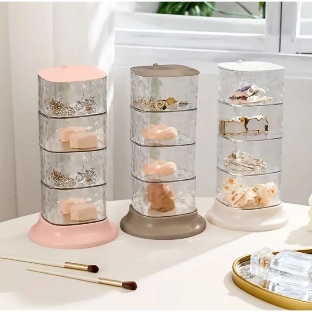 CRYSTAL SPICE RACK 3 DRAWERS และ 4 DRAWERS CRYSTAL SPICE RACK SQUARE KITCHEN SPICE RACK 3 TIERS 4 TI