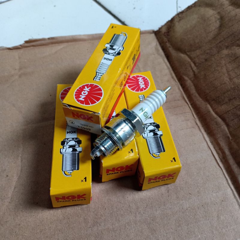 หัวเทียนเกลียวสั้น NGK T999 สําหรับ vespa super sprint px ps vbb bajaj rxking