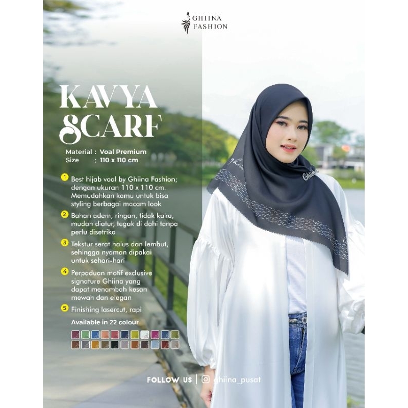 KAVYA SCARF ORY BY GHIINA