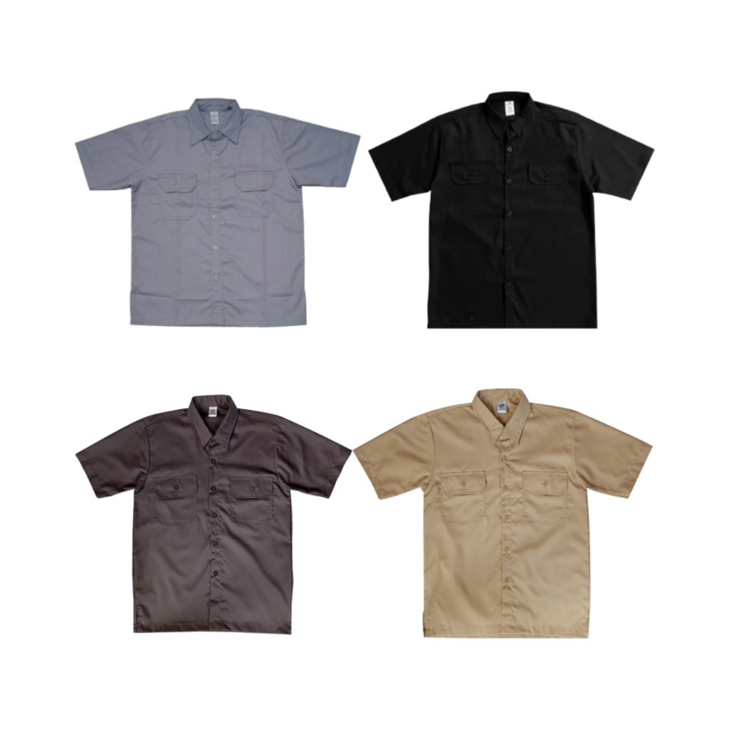 Scarizors Plain Basic Workshirt