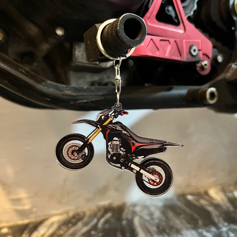 GANTUNGAN พวงกุญแจอะคริลิคสําหรับ CRF 150L รุ่นรถจักรยานยนต์ | เส้นทางซุปเปอร์โมโต