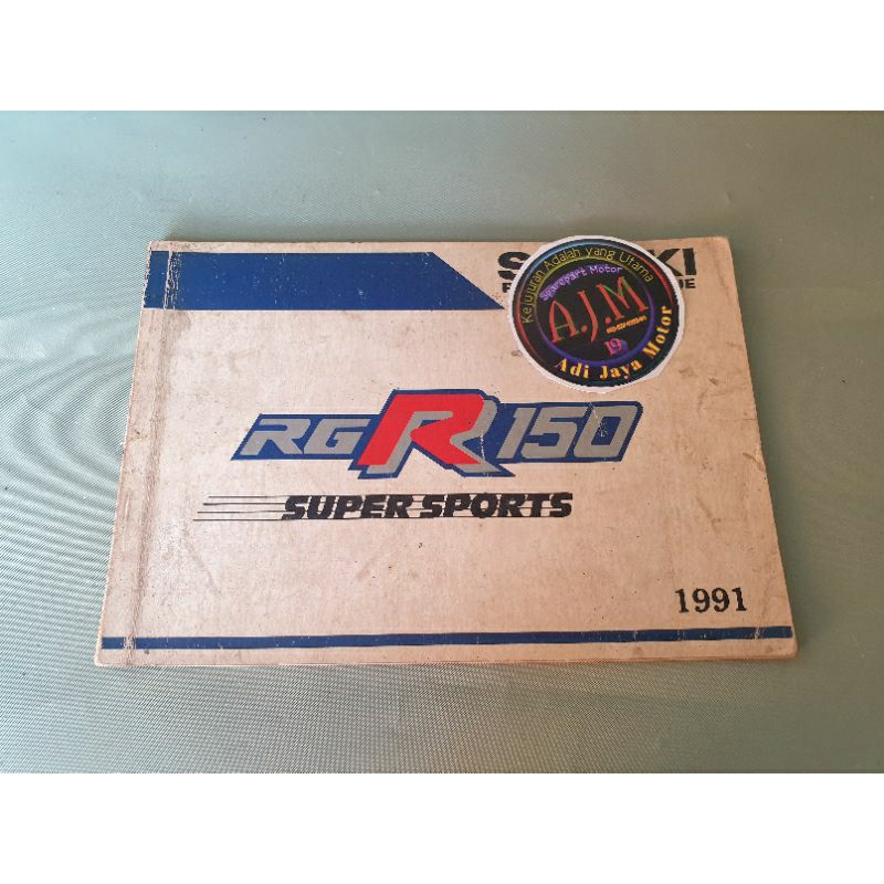 Suzuki Stamp Catalog Part Catalog Book RGR 150 RGR150