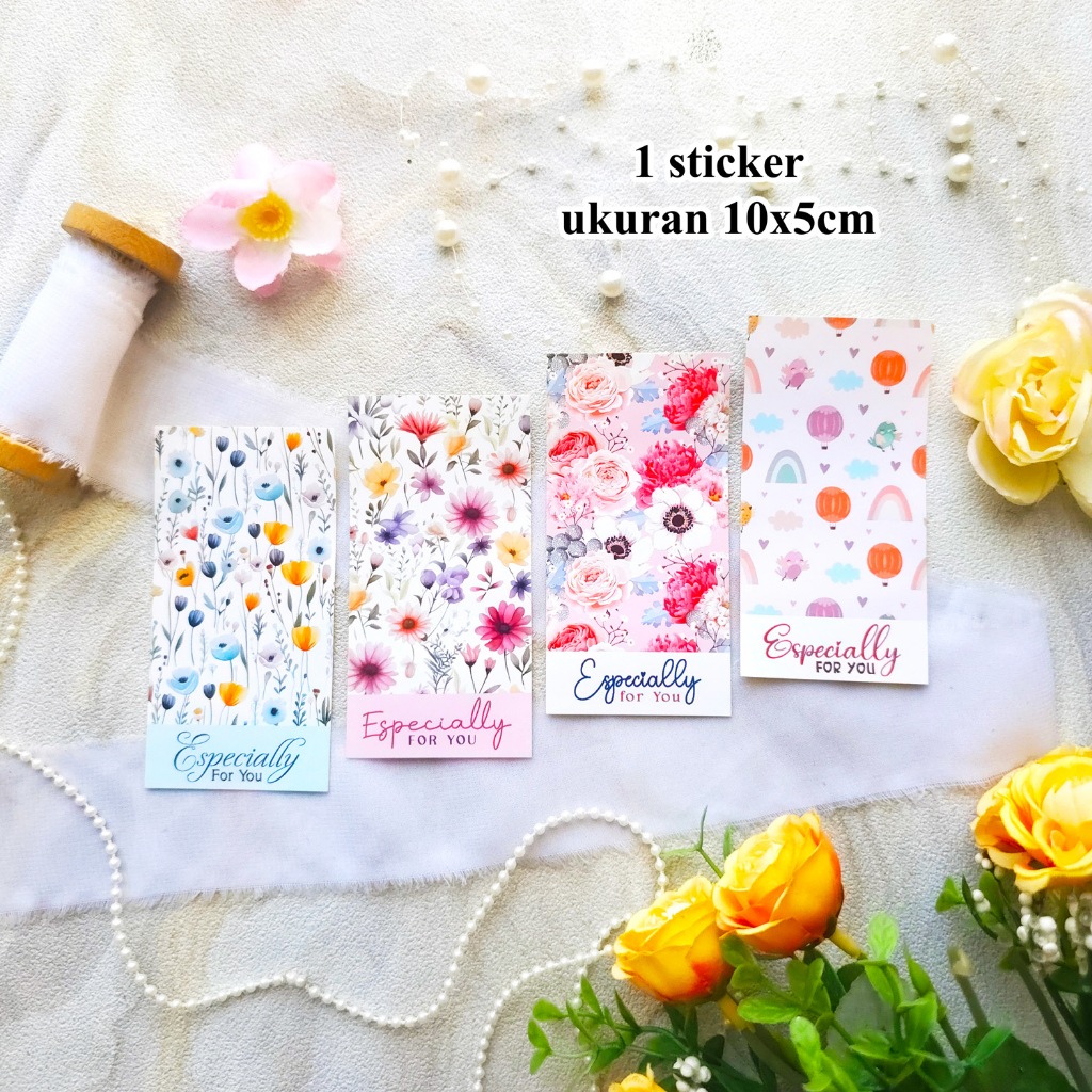 สติ๊กเกอร์ / สติ๊กเกอร์ ESPECIALLY FOR YOU / SEAL / SEAGEL PACKAGING PACKING 10 x 5cm