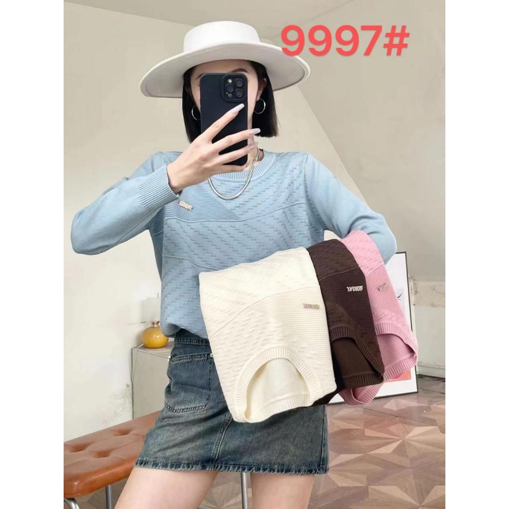 ใหม่ล่าสุด 9997 KNIT เสื้อท็อปผู้หญิง VERY COOL SHAYY