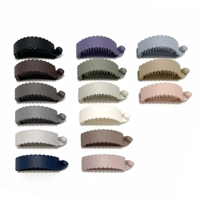 Fish Banana Hairclip/ Curvy Fish Matte Hair Clip/ Plain Banana Fish Hair Clip Made in Korea