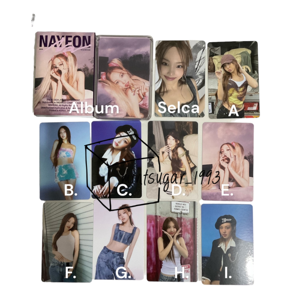 NAYEON - อัลบั้มมินิ 2nd [ NA ] PLATFORM ver NEMOZ ver อัลบั้มเดี่ยว double selca photocard