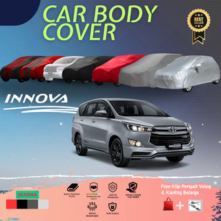 Selimut Sarung Body Cover Mobil Innova Mantel Penutup Outdoor Indoor innova reborn Selimut Mobil  Sarung Mobil Waterproof Anti Air Free Pengikat Ban