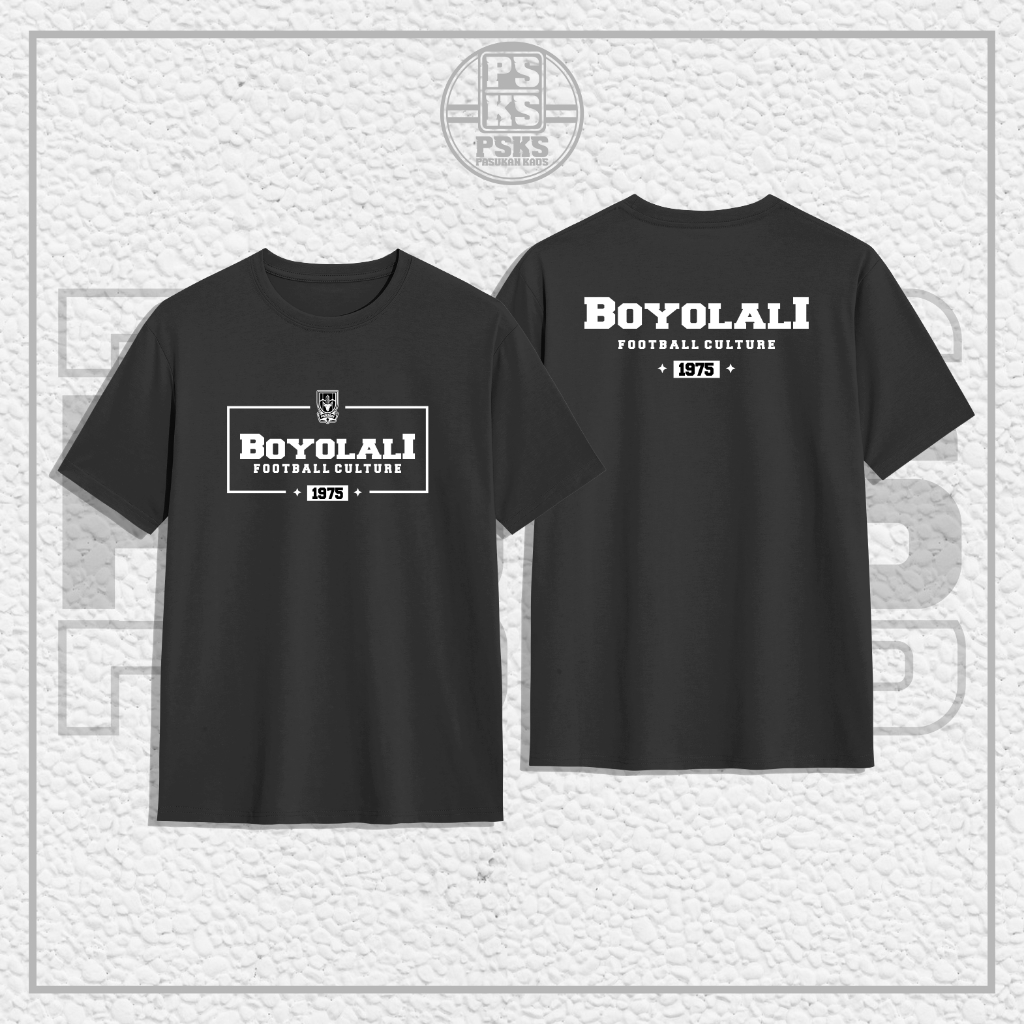 PERSEBI Boyolali Football Culture 1975 PSKS Supporter T-Shirt รหัส 1