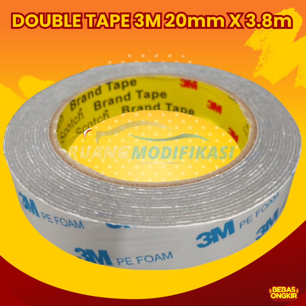 เทปคู่ 3M 20mm X 3.8m