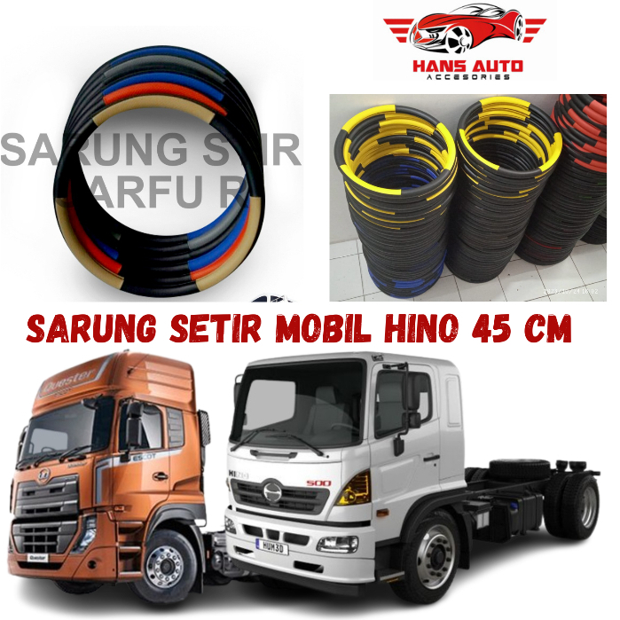 HINO STEERING WHEEL COVER DIAMETER 45CM / TRANSFORMER LL DIAMETER 45CM STEERING WHEEL COVER