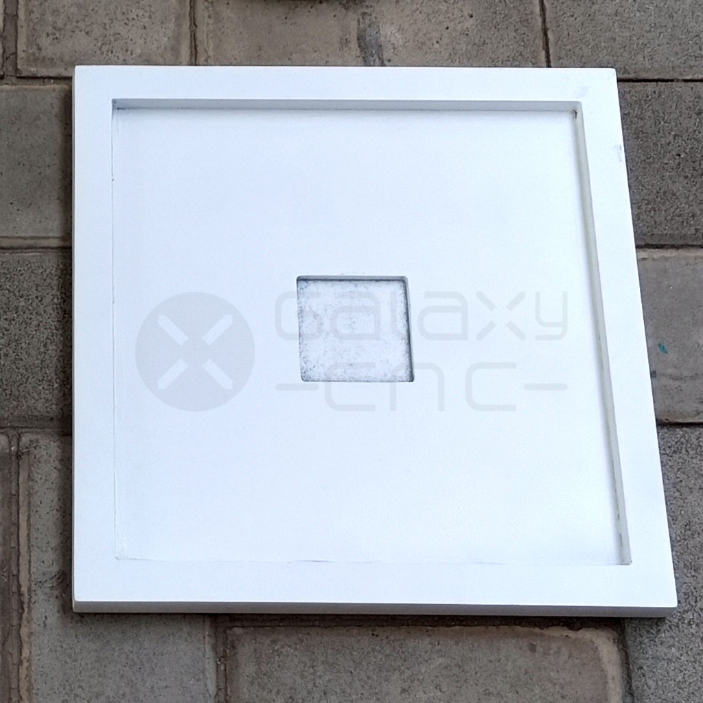 ฐานนาฬิกาแขวนทรงสี่เหลี่ยม 40 x 40 ซม. - HMR - นาฬิกาแขวนตกแต่ง / เรซิ่น / ศิลปะ