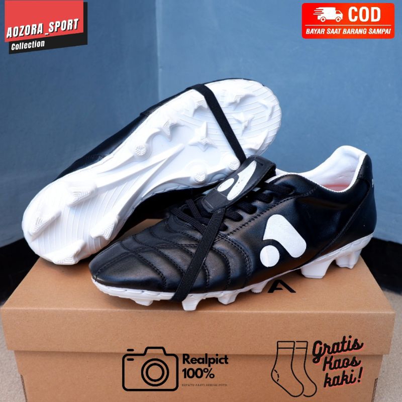 รองเท้าฟุตบอล Aozora Lucga vol 2 Classicco ทําจากหนังแท้