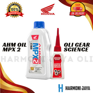 Paket Oli Motor Honda MPX 2 800ml + Oli Gear Gardan Science Honda 120ml Universal