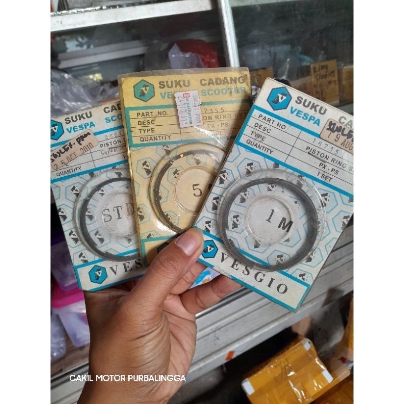 แหวน seher vespa px ps vergio 1mm 5 mm std