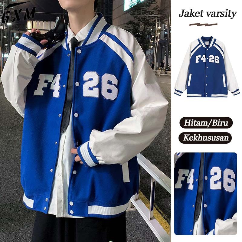 Varsity Baseball Jacket ผู้ชายผู้หญิง Vintage Full เย็บปักถักร้อย Varsity Jacket ผู้ชายผู้หญิงคุณภาพ